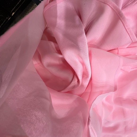 Lilly Pulitzer Strapless Pink and Gold Dress - Picture 8 of 8